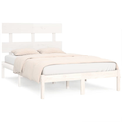 Giroletto Bianco in Legno Massello 160x200 cm | homemem39