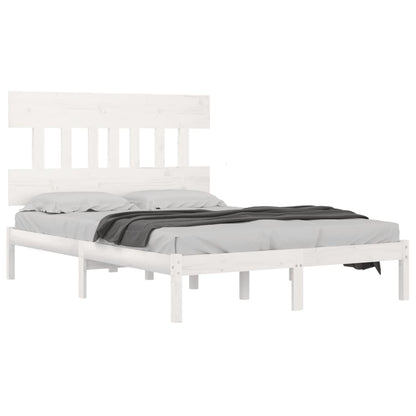 Giroletto Bianco in Legno Massello 140x200 cm | homemem39