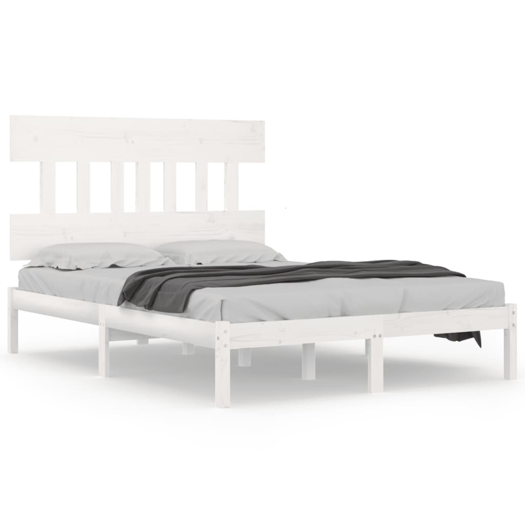 Giroletto Bianco in Legno Massello 200x200 cm | homemem39