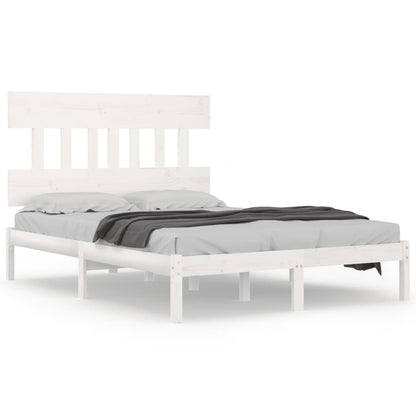 Giroletto Bianco in Legno Massello 200x200 cm | homemem39