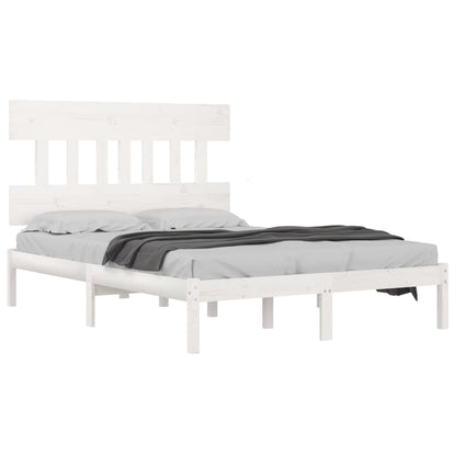 Giroletto Bianco in Legno Massello 200x200 cm | homemem39