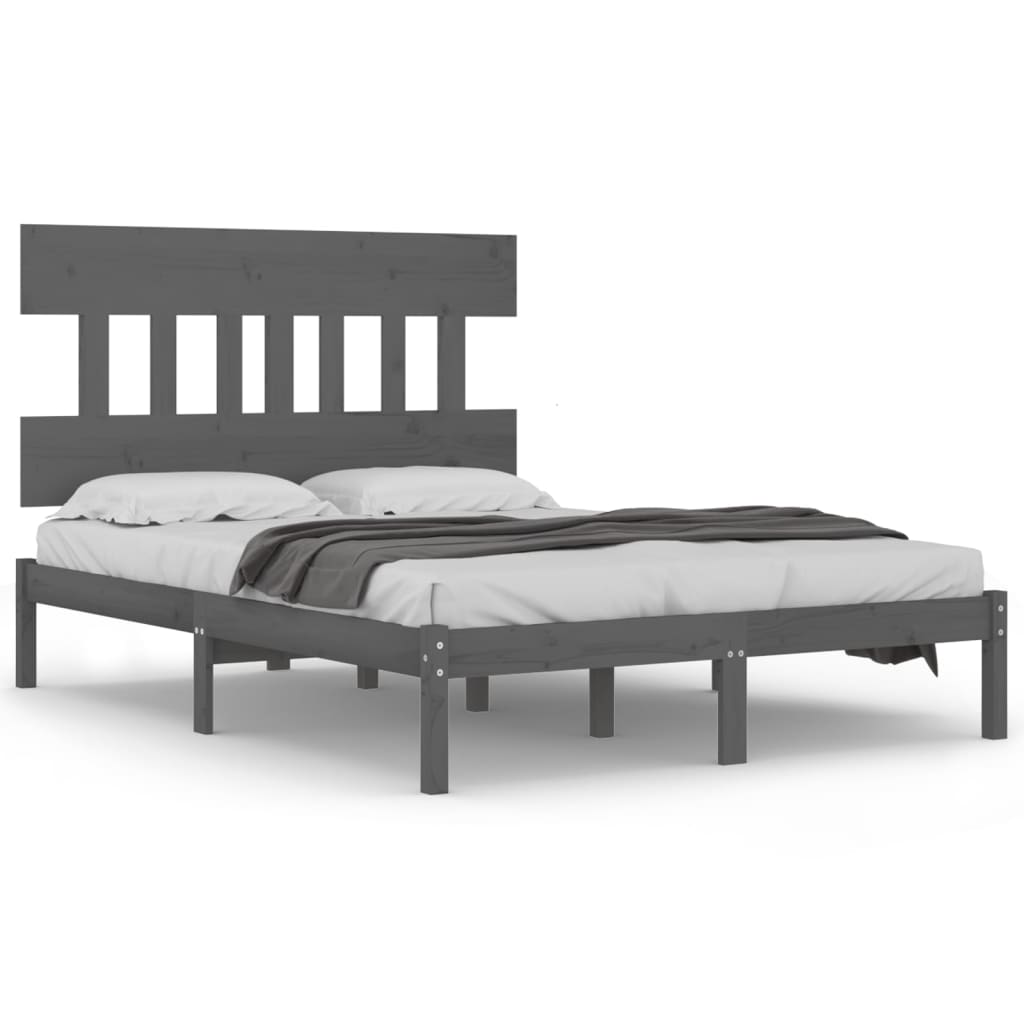 Giroletto Grigio in Legno Massello 200x200 cm | homemem39