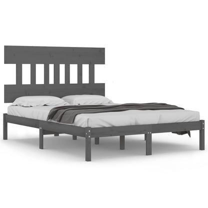Giroletto Grigio in Legno Massello 200x200 cm | homemem39