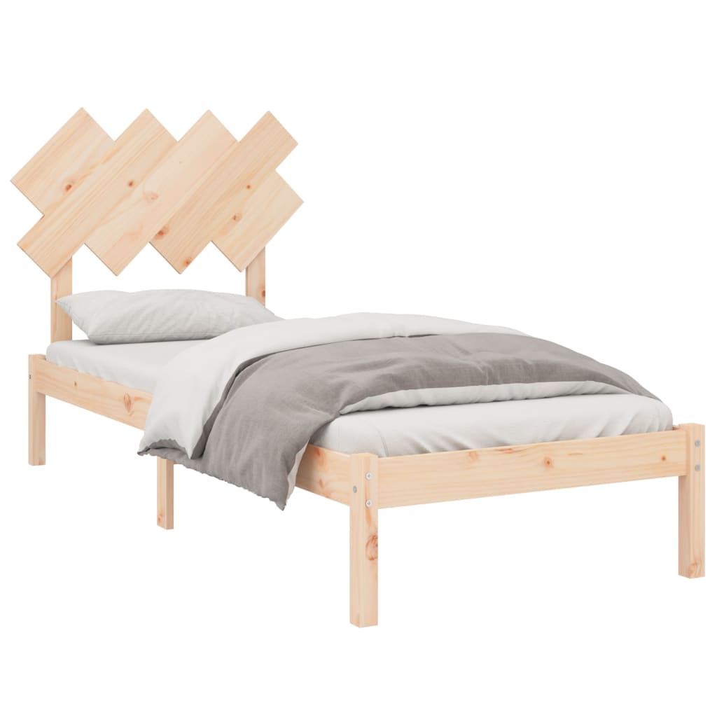 Giroletto 90x190 cm Single in Legno Massello | homemem39