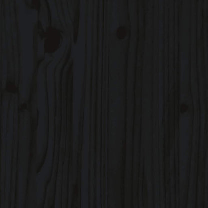 Giroletto Nero 135x190 cm Double in legno Massello | homemem39