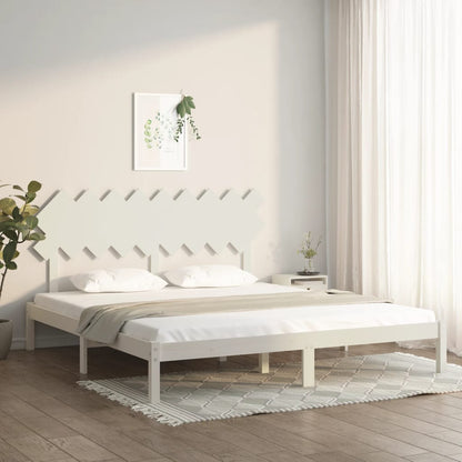 Giroletto Bianco 180x200 cm Super King in Legno Massello | homemem39