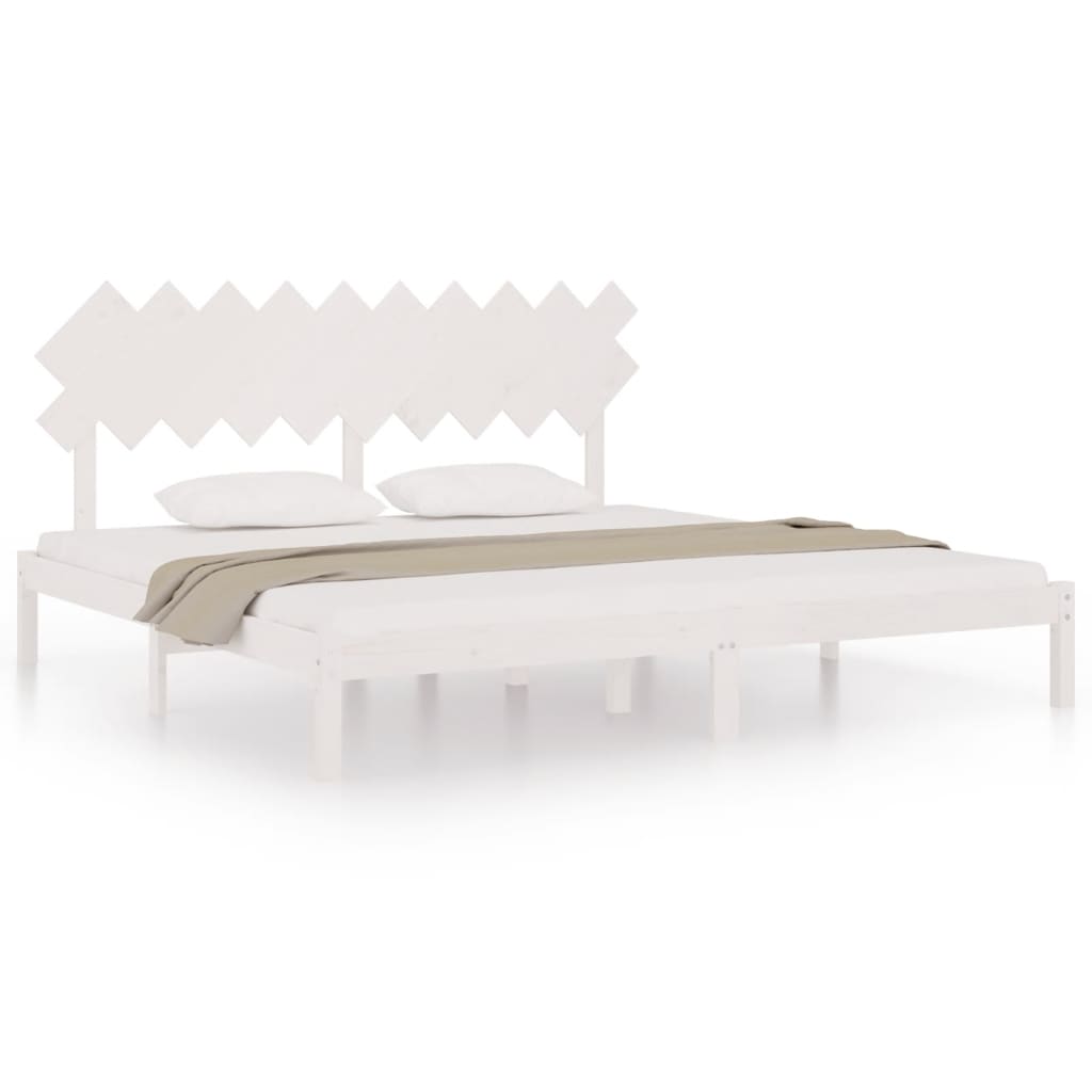 Giroletto Bianco 200x200 cm in Legno Massello | homemem39