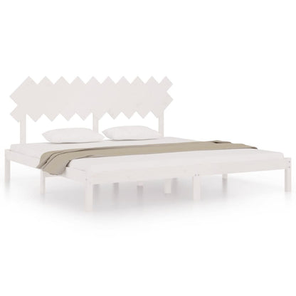 Giroletto Bianco 200x200 cm in Legno Massello | homemem39