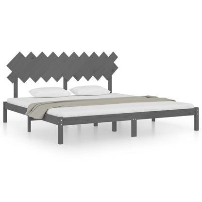 Giroletto Grigio 200x200 cm in Legno Massello | homemem39