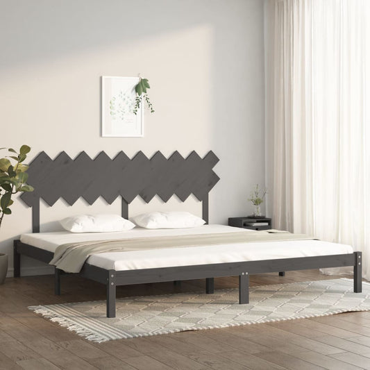Giroletto Grigio 200x200 cm in Legno Massello | homemem39