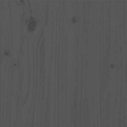 Giroletto Grigio in Legno Massello di Pino 200x200 cm | homemem39