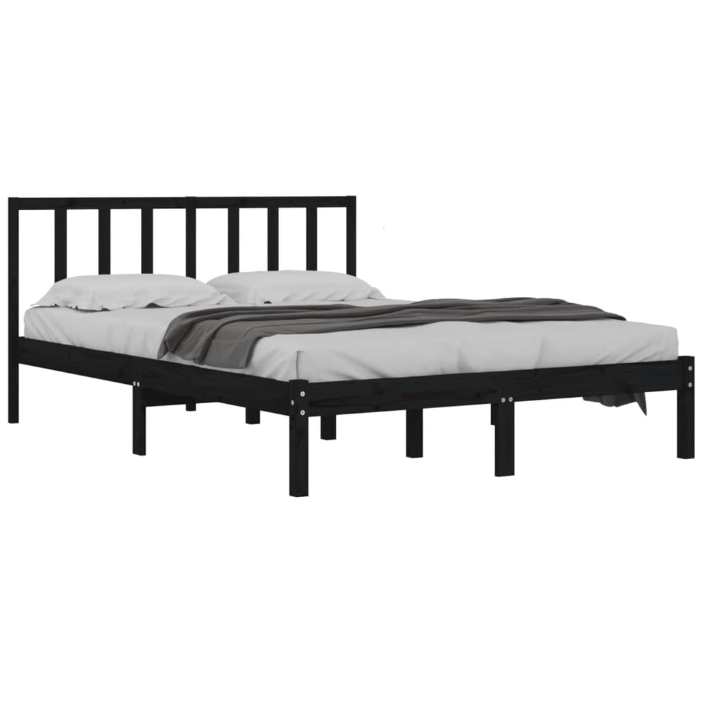 Giroletto Nero Massello Pino 150x200cm King Size | homemem39