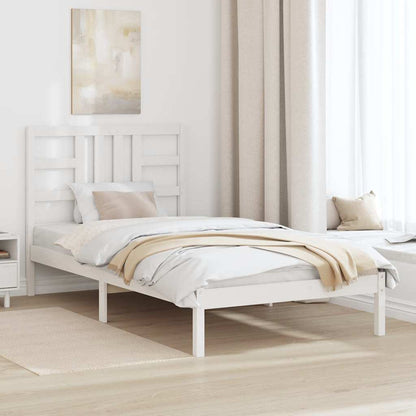 Giroletto Bianco in Legno Massello 100x200 cm | homemem39