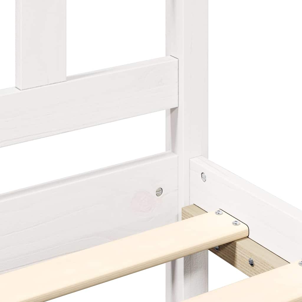 Giroletto Bianco in Legno Massello 120x200 cm