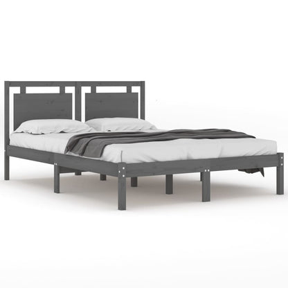 Giroletto Grigio in Legno Massello 200x200 cm | homemem39