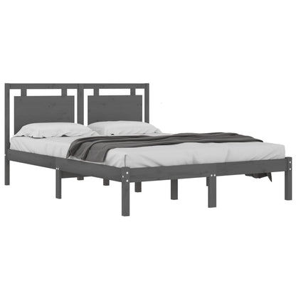 Giroletto Grigio in Legno Massello 200x200 cm | homemem39
