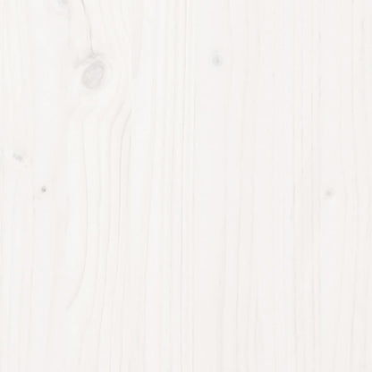Giroletto Bianco in Legno Massello 90x190 cm Single | homemem39