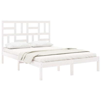 Giroletto Bianco in Legno Massello 140x190 cm | homemem39