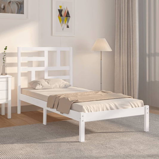 Giroletto Bianco in Legno Massello 100x200 cm | homemem39