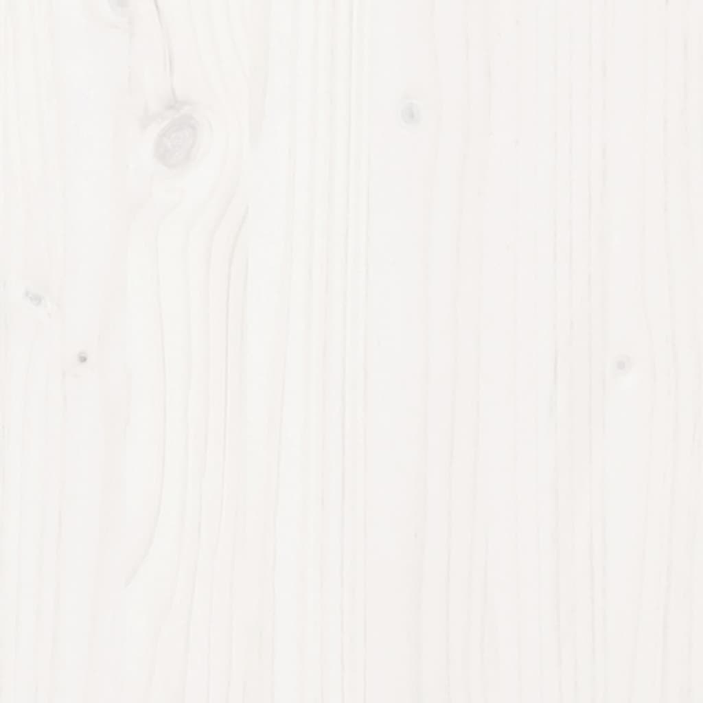 Giroletto Bianco in Legno Massello 160x200 cm | homemem39