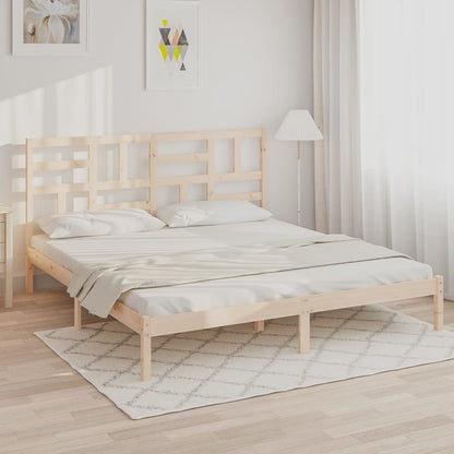 Giroletto senza Materasso in Legno Massello 200x200 cm | homemem39