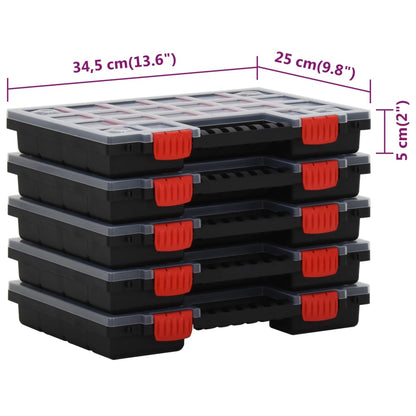 Scatole di Assortimento 10 pz 34,5x25x5 cm Polipropilene | homemem39