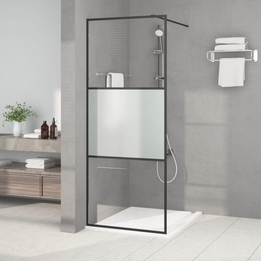 Parete Doccia Walk in 80x195 cm Vetro Semi Smerigliato ESG - homemem39