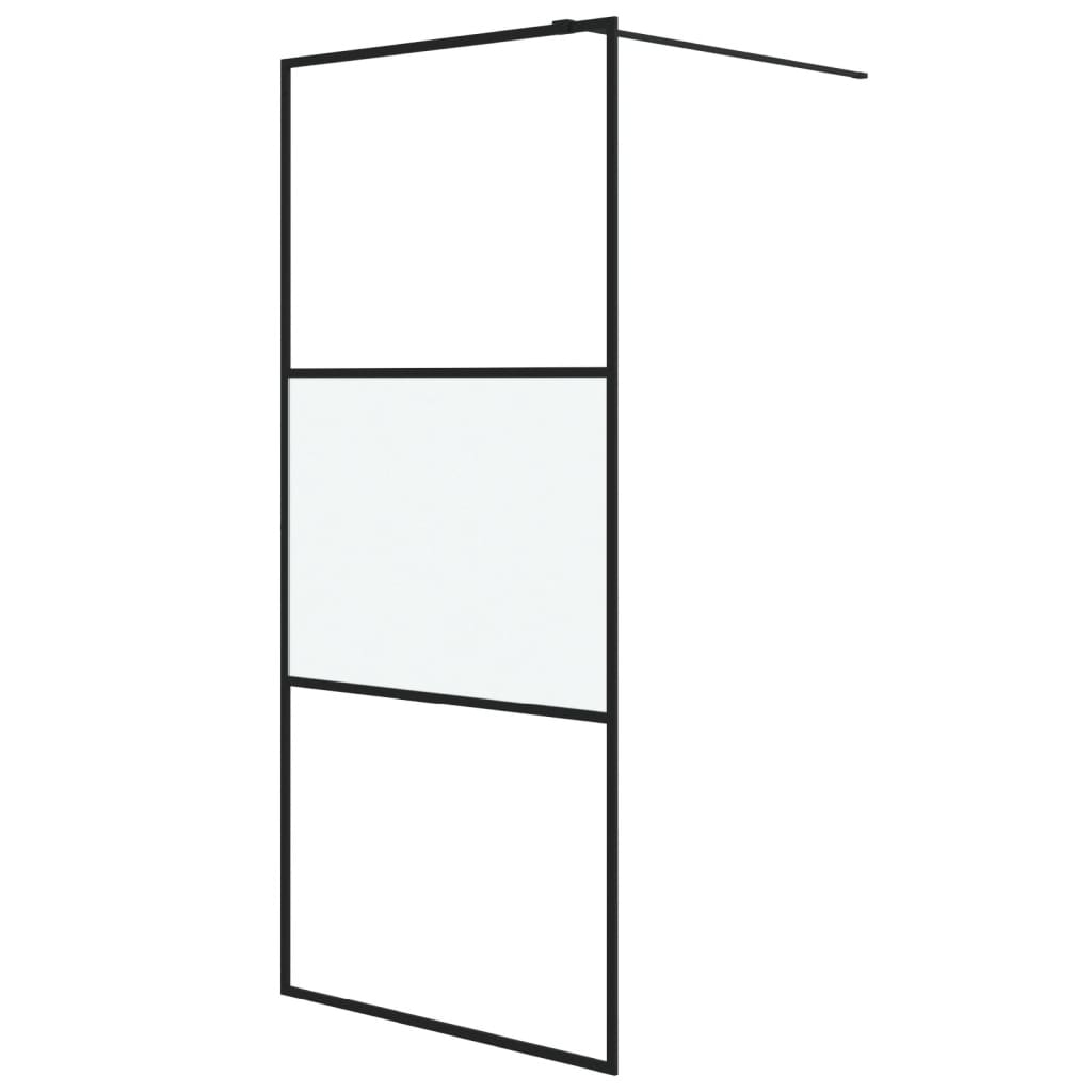 Parete Doccia Walk in 90x195 cm Vetro Semi Smerigliato ESG | homemem39