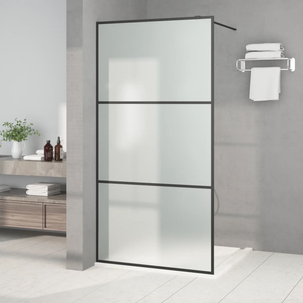 Parete Doccia Walk in 100x195 cm Vetro Smerigliato ESG | homemem39