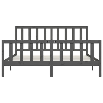 Giroletto Grigio in Legno Massello 200x200 cm | homemem39