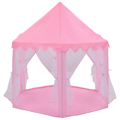 Tenda da Gioco Principessa con 250 Palline 133x140 cm Rosa - homemem39