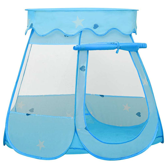 Tenda da Gioco per Bambini Blu con 250 Palline 102x102x82 cm - homemem39