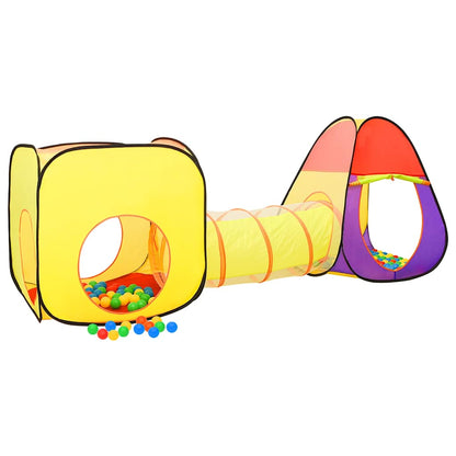 Tenda da Gioco per Bambini 250 Palline Multicolore 255x80x100cm - homemem39
