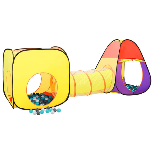 Tenda da Gioco per Bambini 250 Palline Multicolore 255x80x100cm - homemem39
