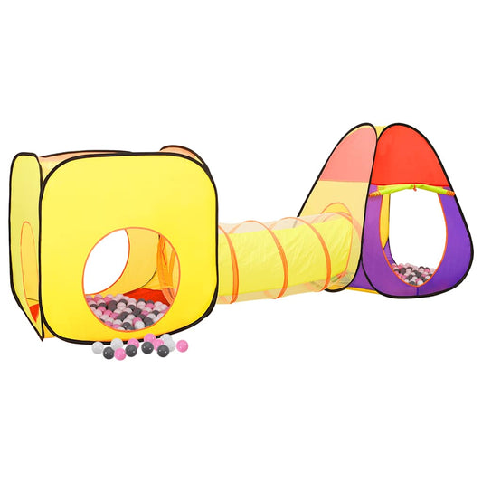 Tenda da Gioco per Bambini 250 Palline Multicolore 255x80x100cm - homemem39