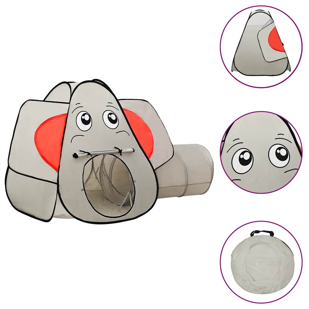 Gray Elephant Children's Play Tent 250 Balls 174x86x101 cm
