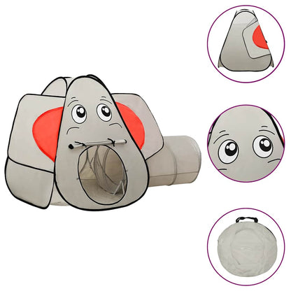 Gray Elephant Children's Play Tent 250 Balls 174x86x101 cm