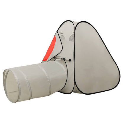 Tenda Gioco Bambini Elefante Grigio 250 Palline 174x86x101 cm - homemem39