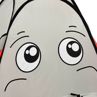 Tenda Gioco Bambini Elefante Grigio 250 Palline 174x86x101 cm - homemem39