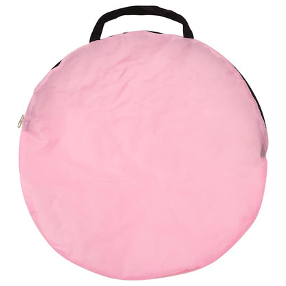 Tenda da Gioco per Bambini Rosa con 250 Palline 100x100x127 cm - homemem39