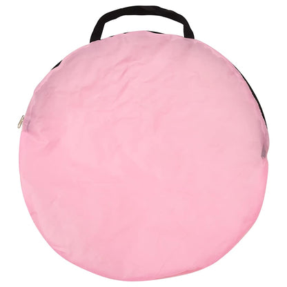 Tenda da Gioco per Bambini Rosa con 250 Palline 100x100x127 cm - homemem39