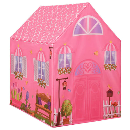 Tenda da Gioco per Bambini Rosa con 250 Palline 69x94x104 cm - homemem39