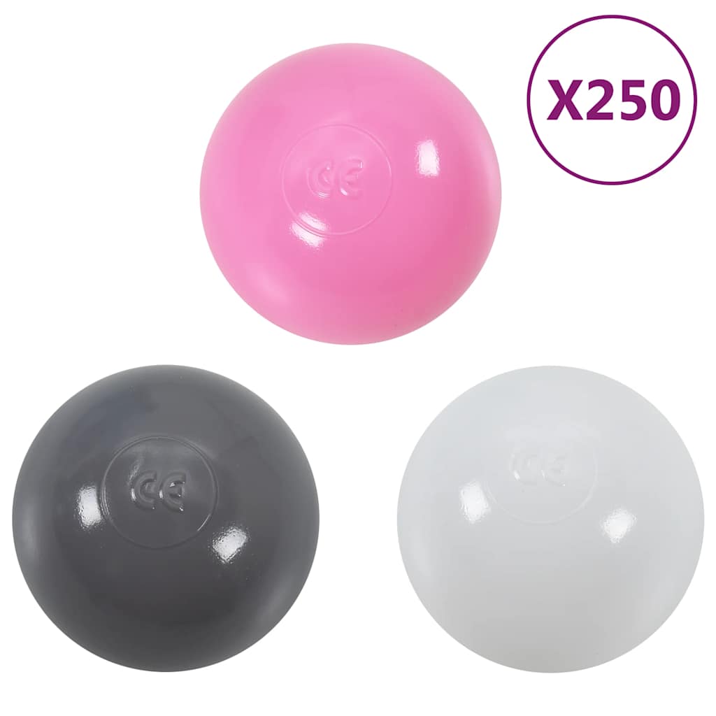 Tenda da Gioco per Bambini Rosa con 250 Palline 69x94x104 cm - homemem39