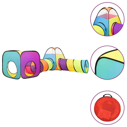 Tenda da Gioco per Bambini 250 Palline Multicolore 190x264x90cm - homemem39