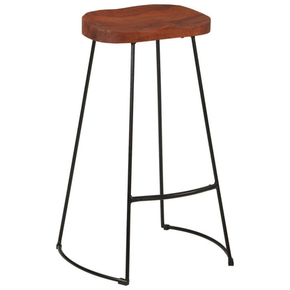 Sgabelli da Bar Gavin 2 pz 50x40x78 cm Legno Massello di Mango - homemem39