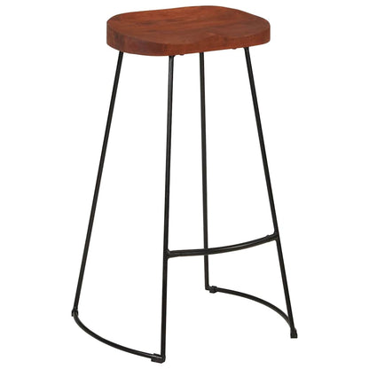 Sgabelli da Bar Gavin 2 pz 50x40x78 cm Legno Massello di Mango