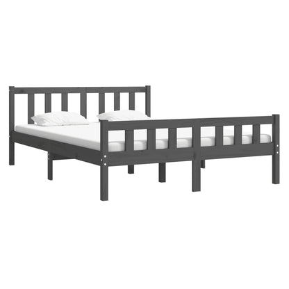Giroletto Grigio in Legno Massello 140x190 cm | homemem39