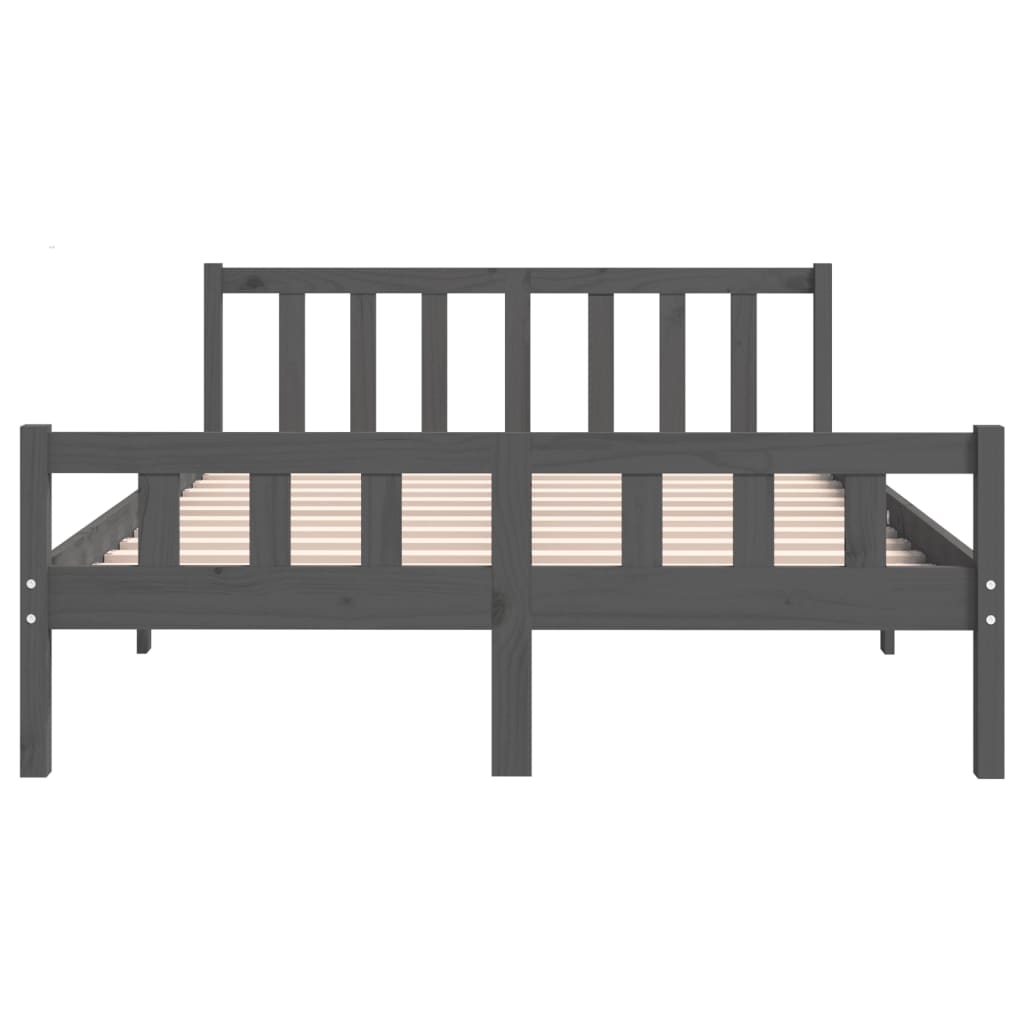 Giroletto Grigio in Legno Massello 140x190 cm | homemem39