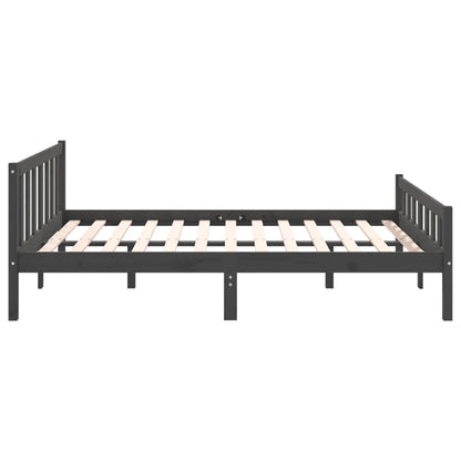 Giroletto Grigio in Legno Massello 140x190 cm | homemem39