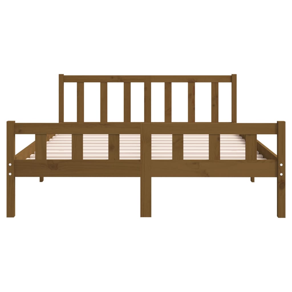 Giroletto senza Materasso Ambrato in Legno di Pino 120x200 cm - homemem39